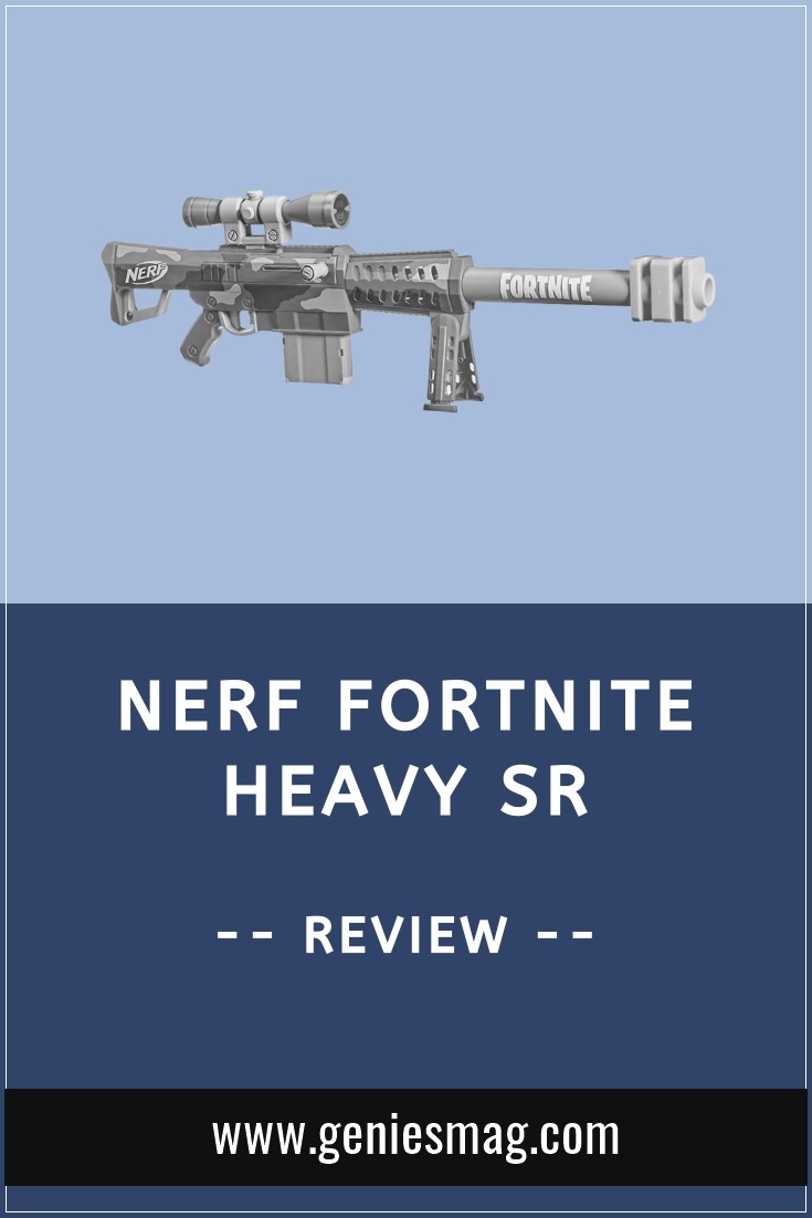 Nerf Fortnite Heavy SR Blaster Review