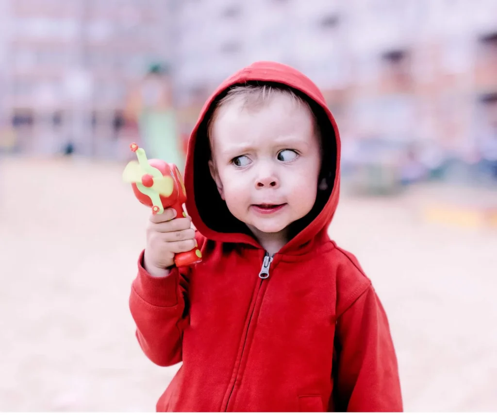 Can a 3-year-old have a Nerf gun