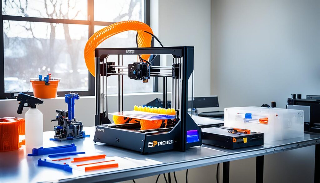 3D printer setup