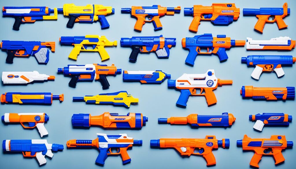 Evolution of Nerf Blasters