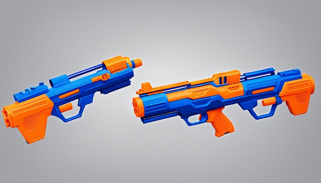 Nerf blaster comparison