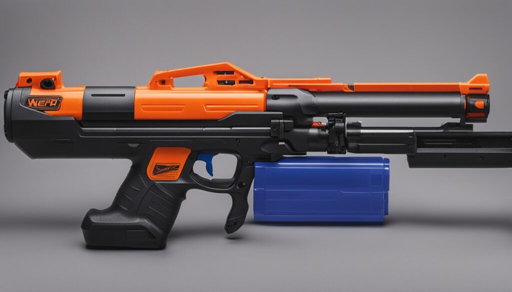 Nerf blaster inspection